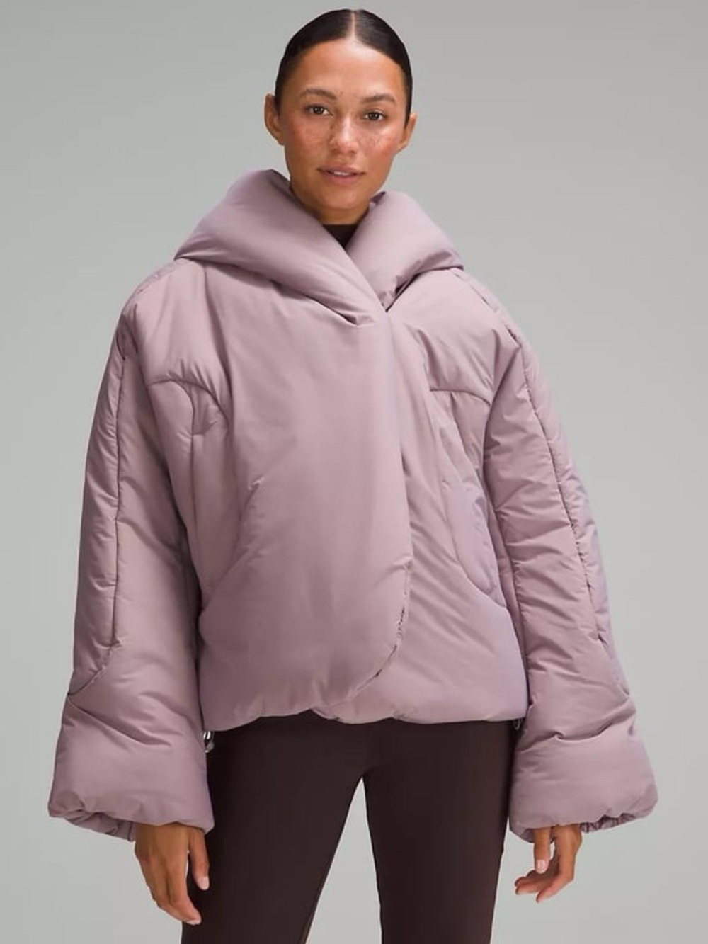lululemon athletica Hood Insulated Wrap Light Orbit Purple NWT 2